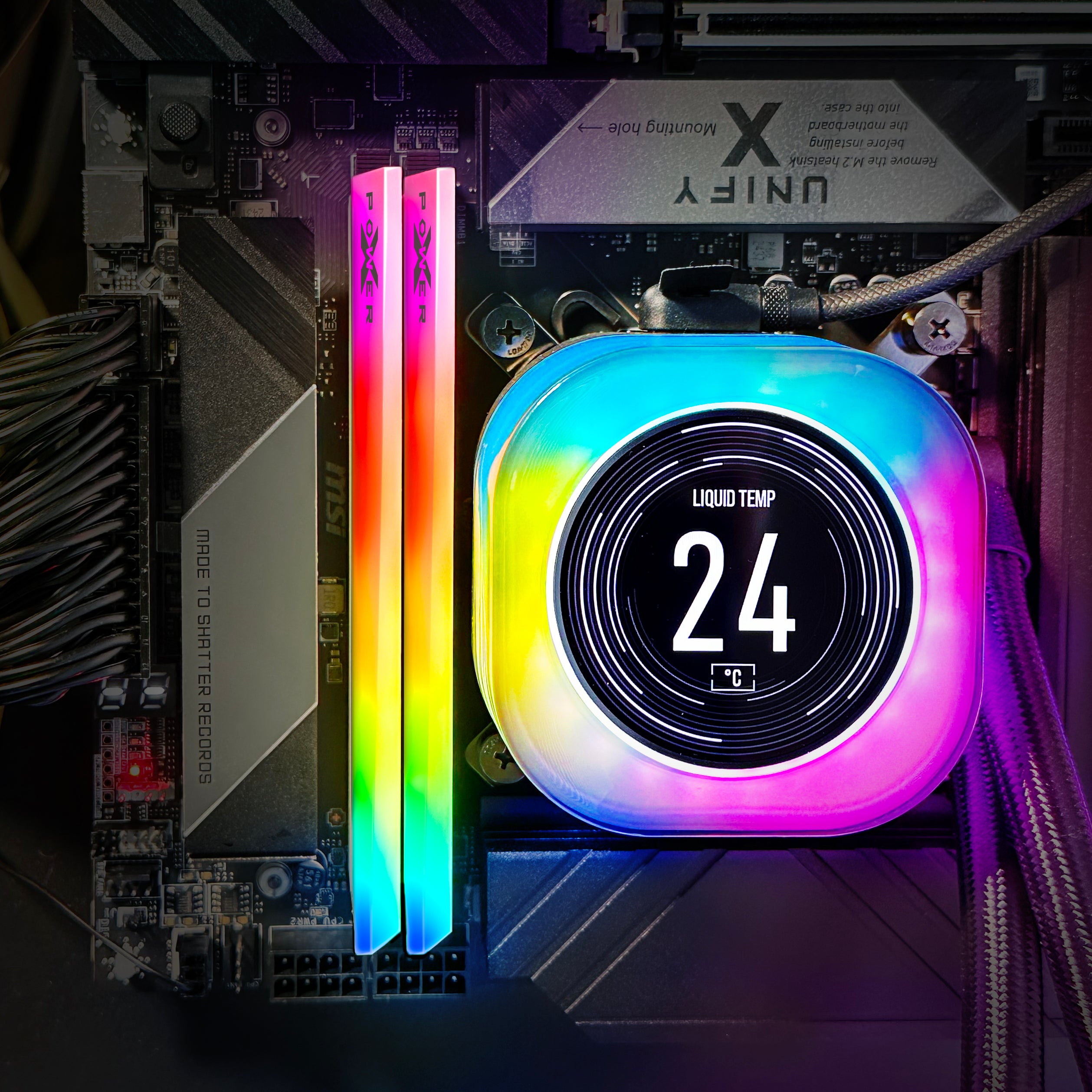 Silicon Power Cyclone RGB DDR5 7200MT/s (PC5-57600) CL36 24GB