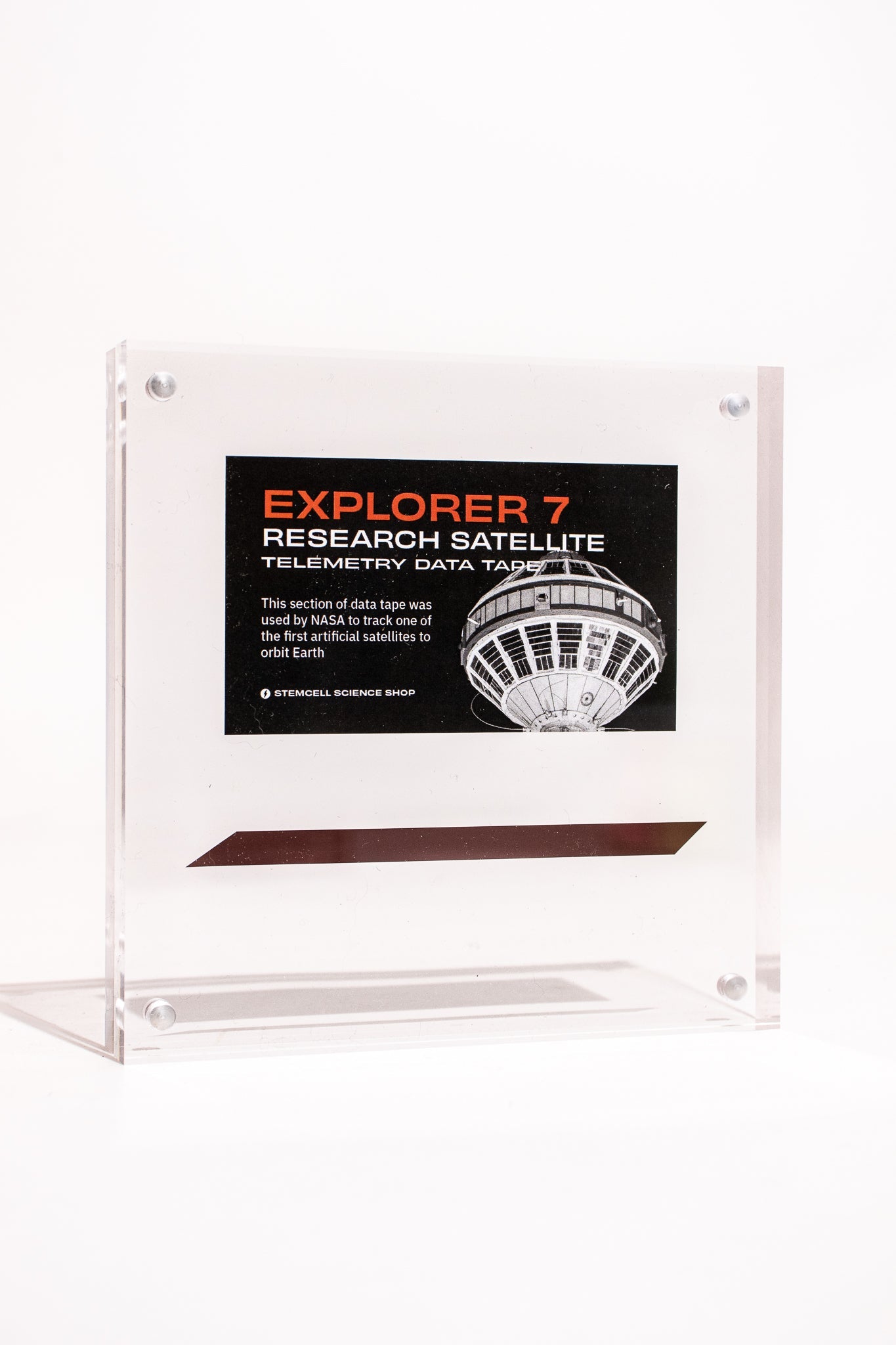 NASA Explorer 7 Satellite Telemetry Data Tape