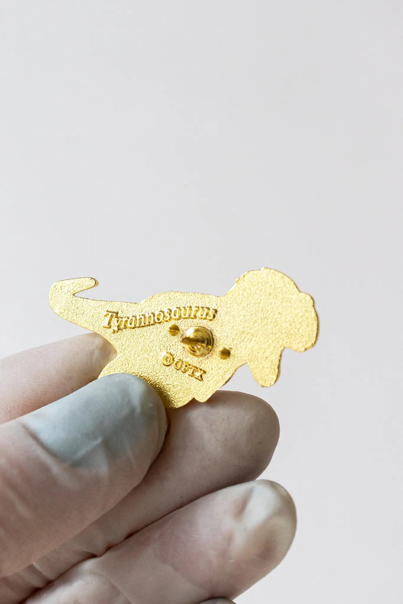 Tyrannosaurus Rex Pin with Feathers