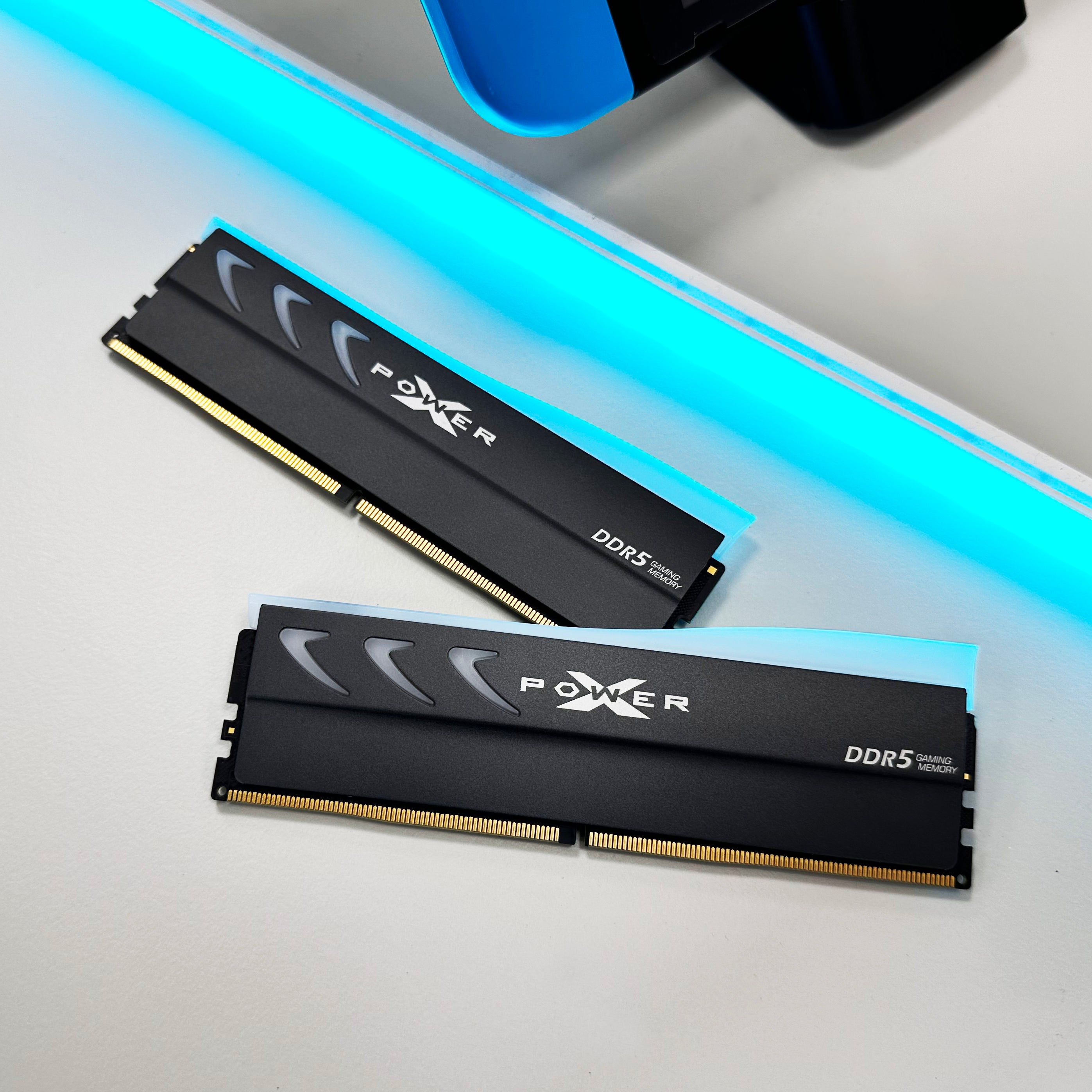 Silicon Power Storm RGB DDR5 6000MT/s (PC5-48000) CL36 32GB(2x16GB) Dual Pack 1.35V Desktop Unbuffered DIMM [Gray]