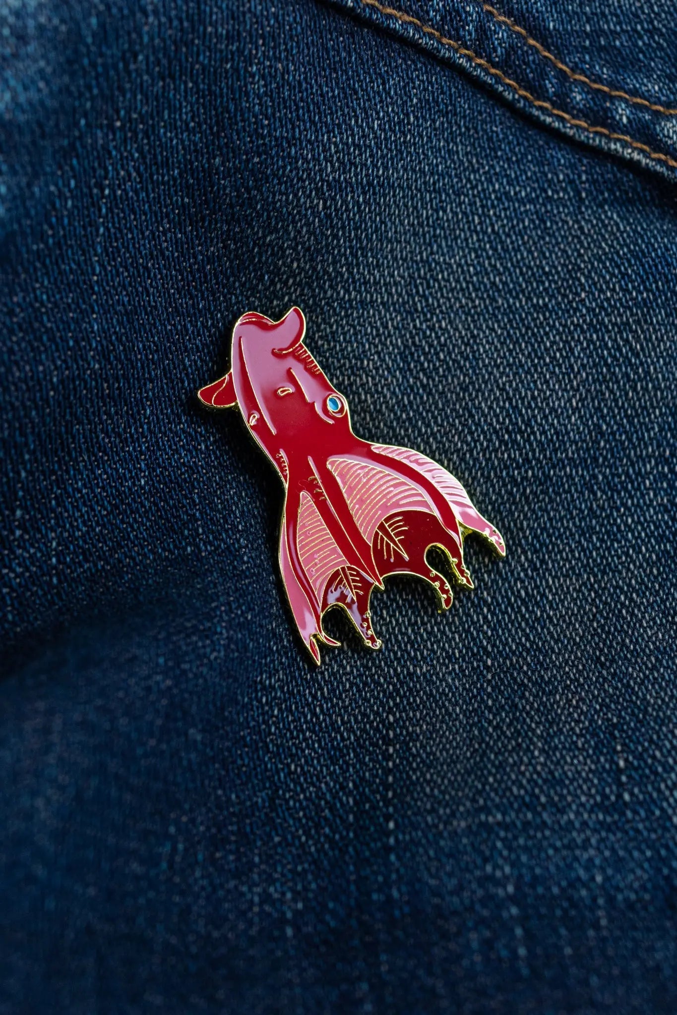 Vampire Squid (Vampyroteuthis infernalis) Pin