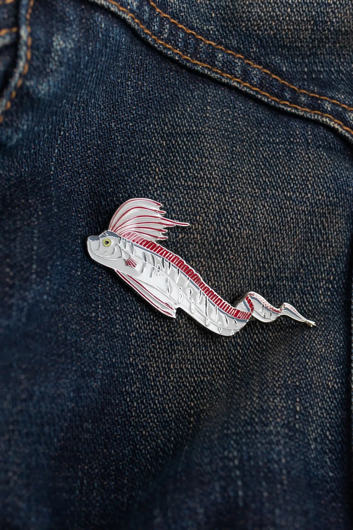 Regalecus Glesne (Giant Oarfish) Pin