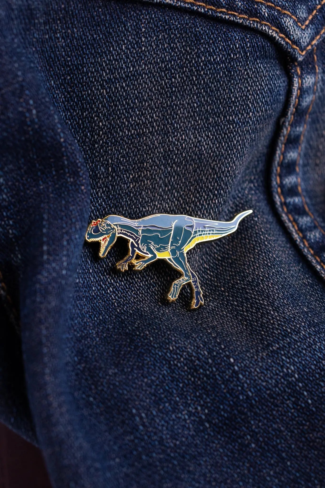 Allosaurus Pin