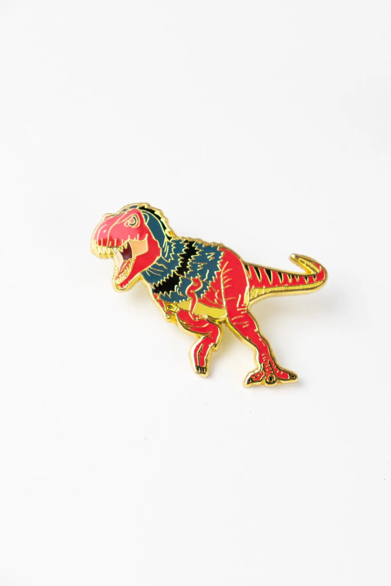 Tyrannosaurus Rex Pin with Feathers