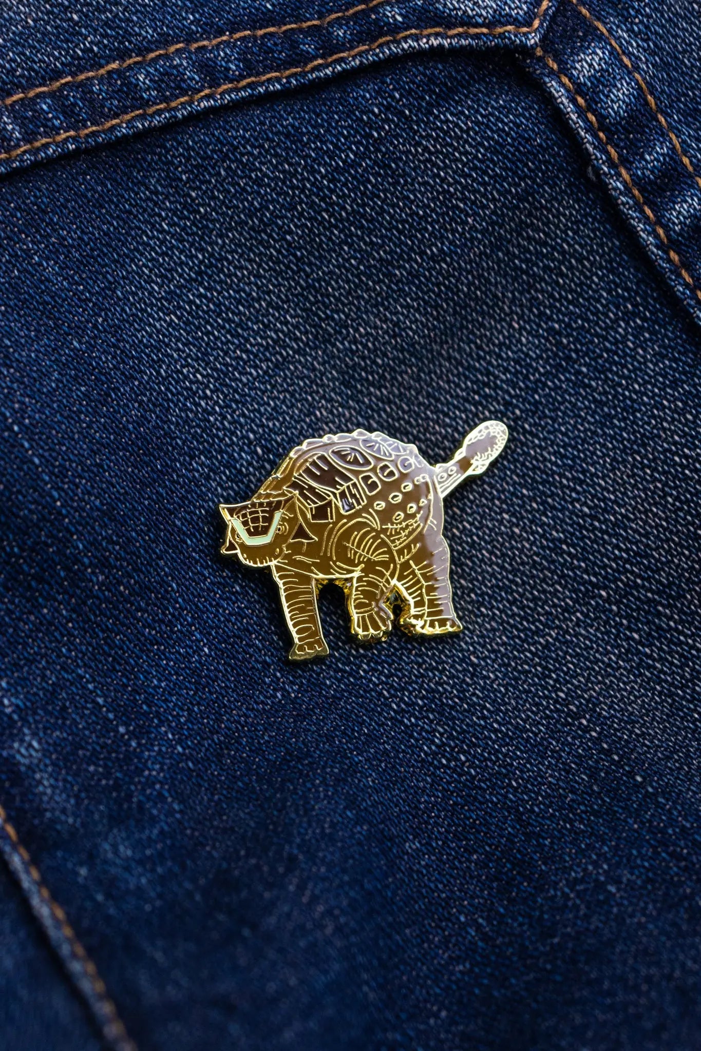 Ankylosaurus Pin