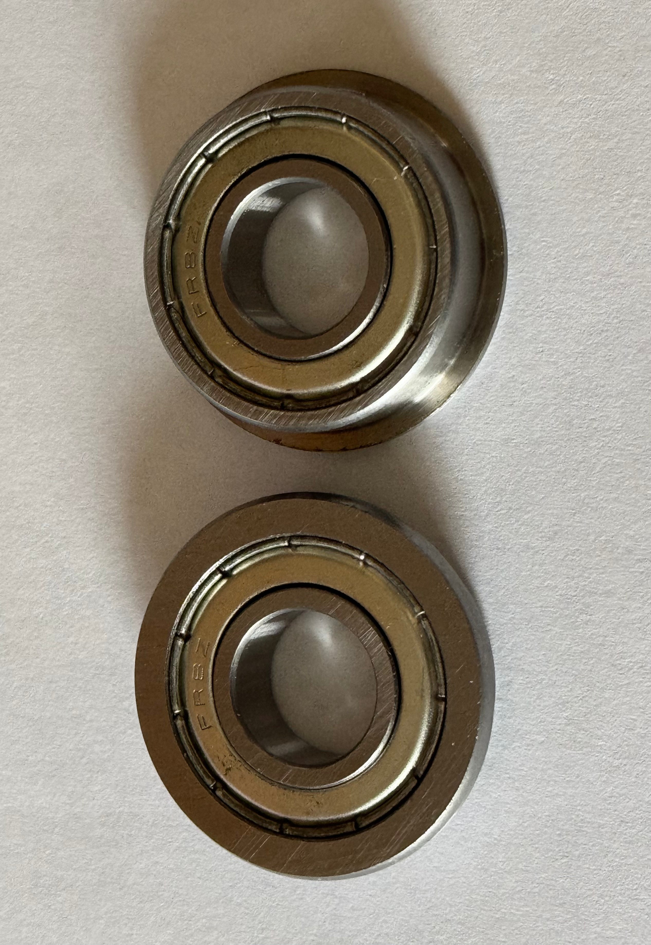 2- Zinc Plated grease packed Flanged NMW Crafts, Dutch Windmill Paddle Bearings