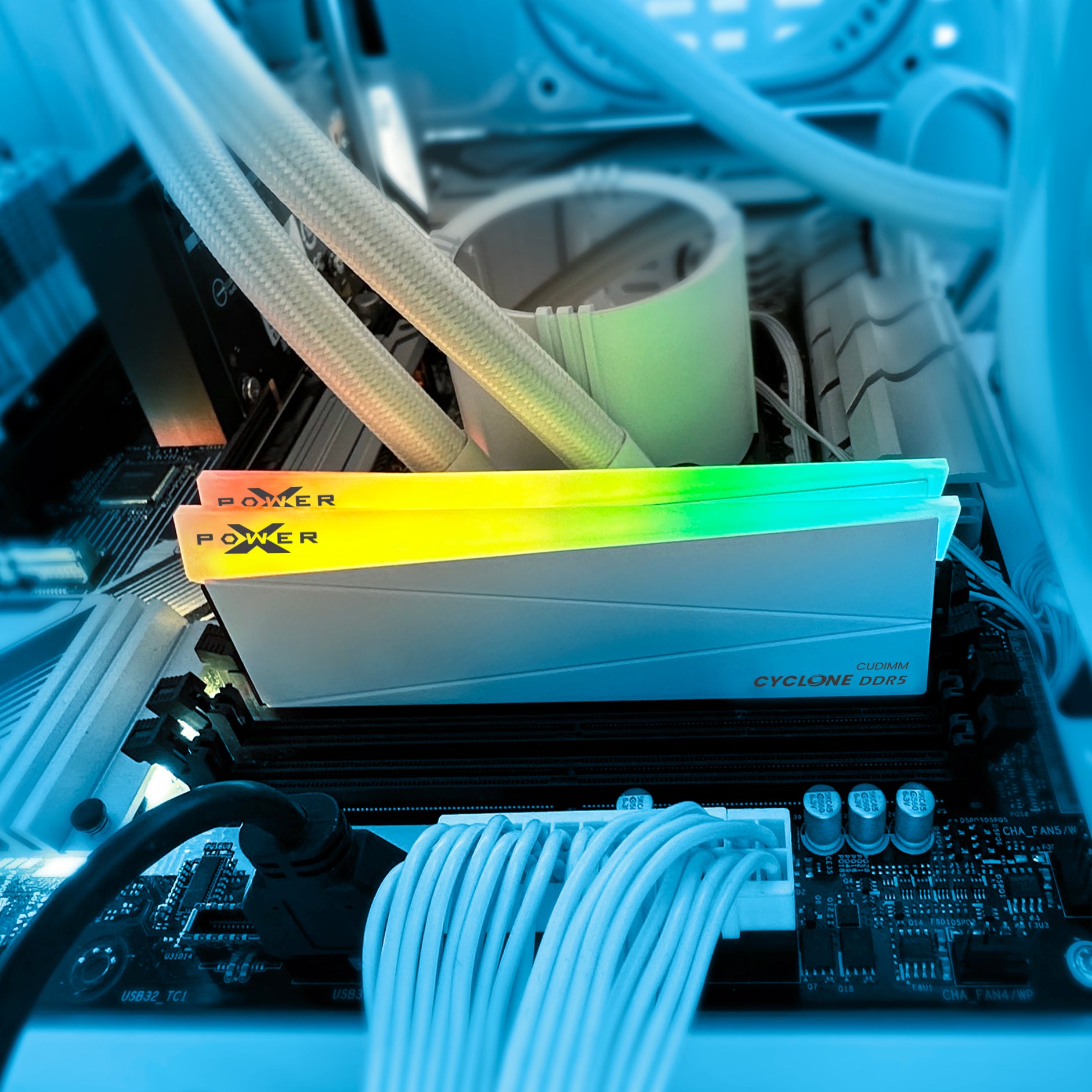 Silicon Power Cyclone RGB DDR5 7200MT/s CL36 - Thumbnail 5