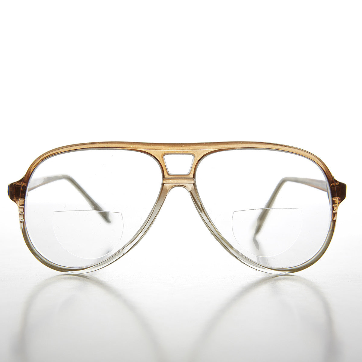 Retro Bifocal Aviator Magnifying Vintage Reading Glasses - Indie