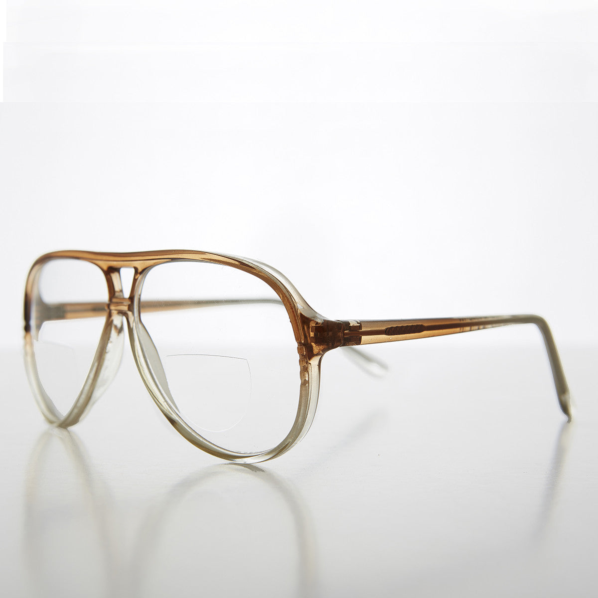 Retro Bifocal Aviator Magnifying Vintage Reading Glasses - Indie