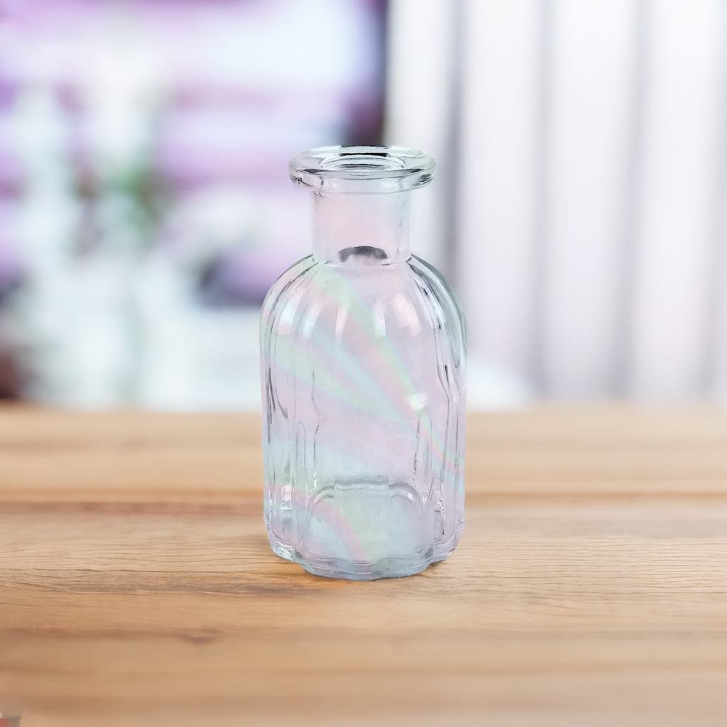 Iridescent Glass Mini Bud Vase