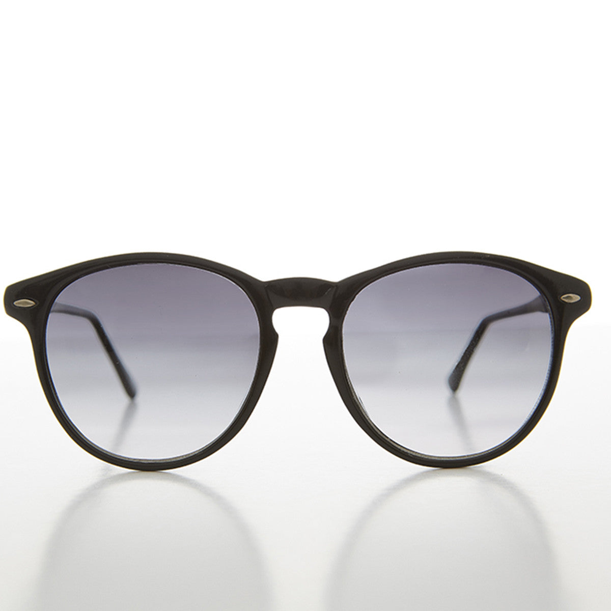 Classic Preppy P3 Horn Rim Round Vintage Sunglass - Jamie