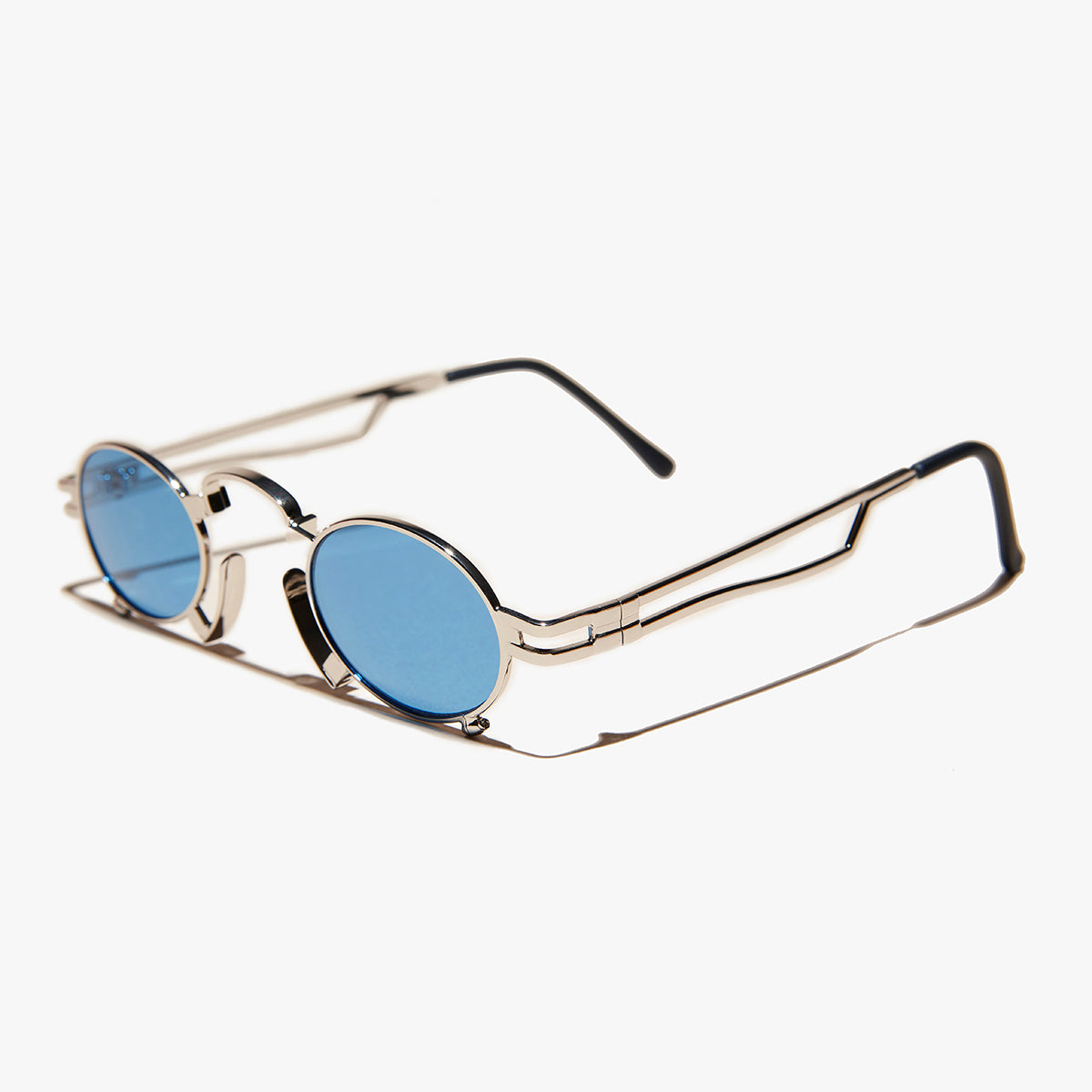 Ultimate Silver Steampunk Sunglass - Jules