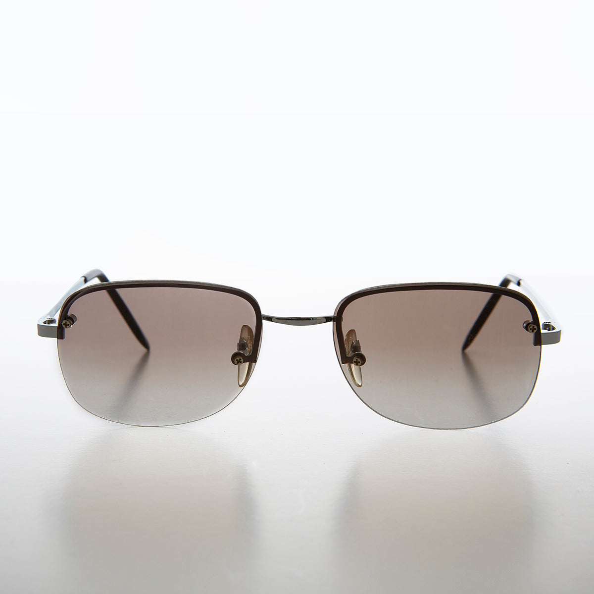 Color Tinted Rimless 90s Vintage Sunglass - June