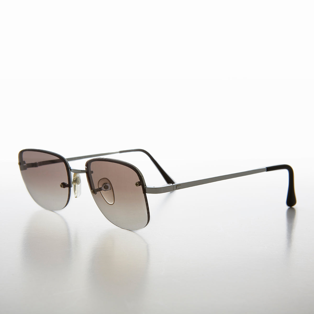 Color Tinted Rimless 90s Vintage Sunglass - June