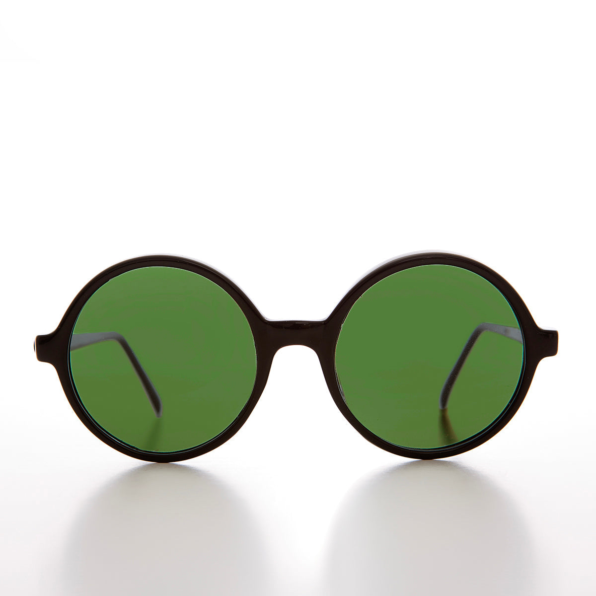 Perfect Circle Round Vintage Mod Sunglasses - Ira