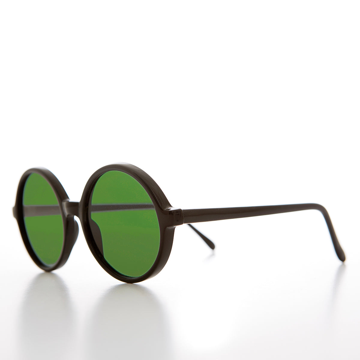 Perfect Circle Round Vintage Mod Sunglasses - Ira