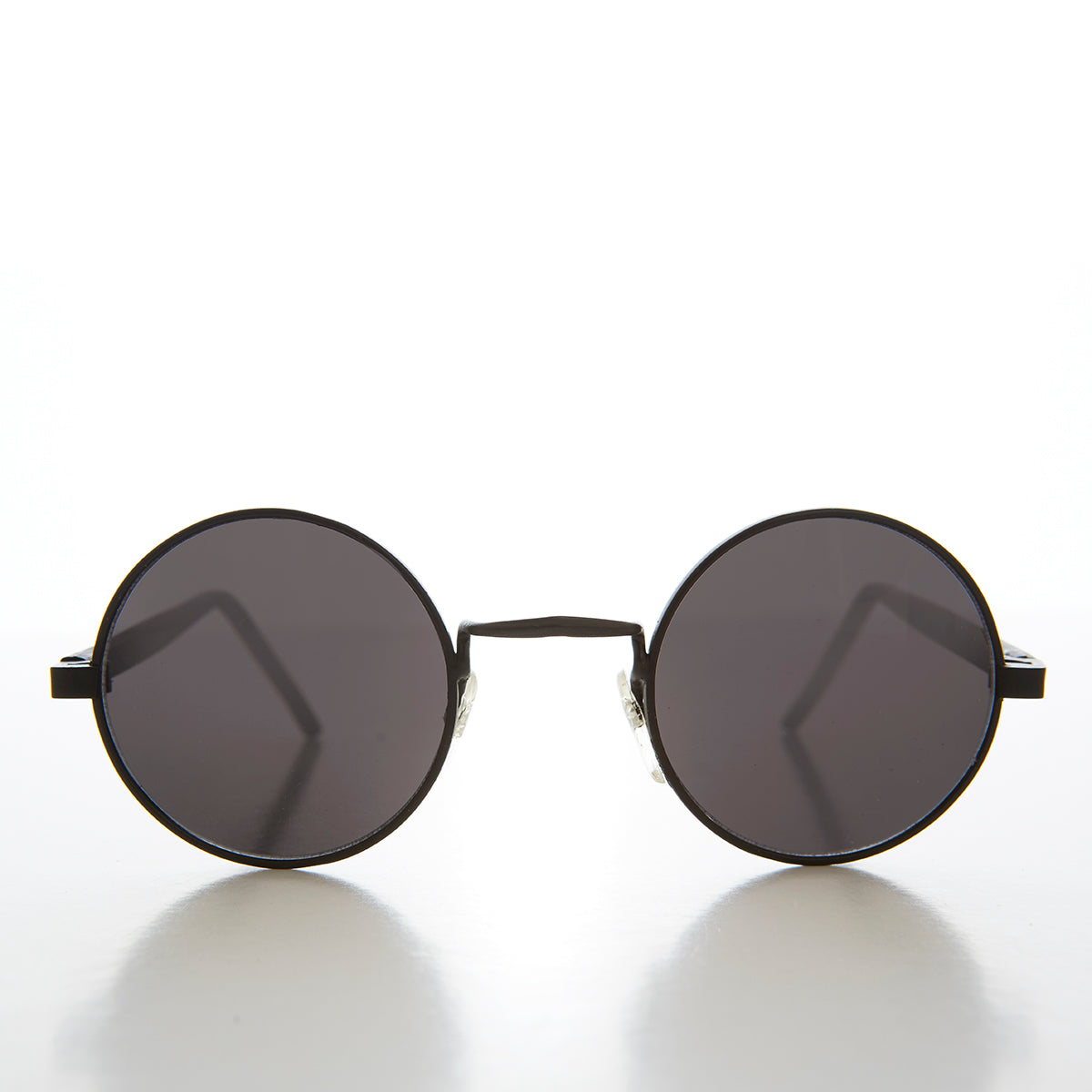 Simple Round Circle Hippy Deadstock Sunglasses - Kennie