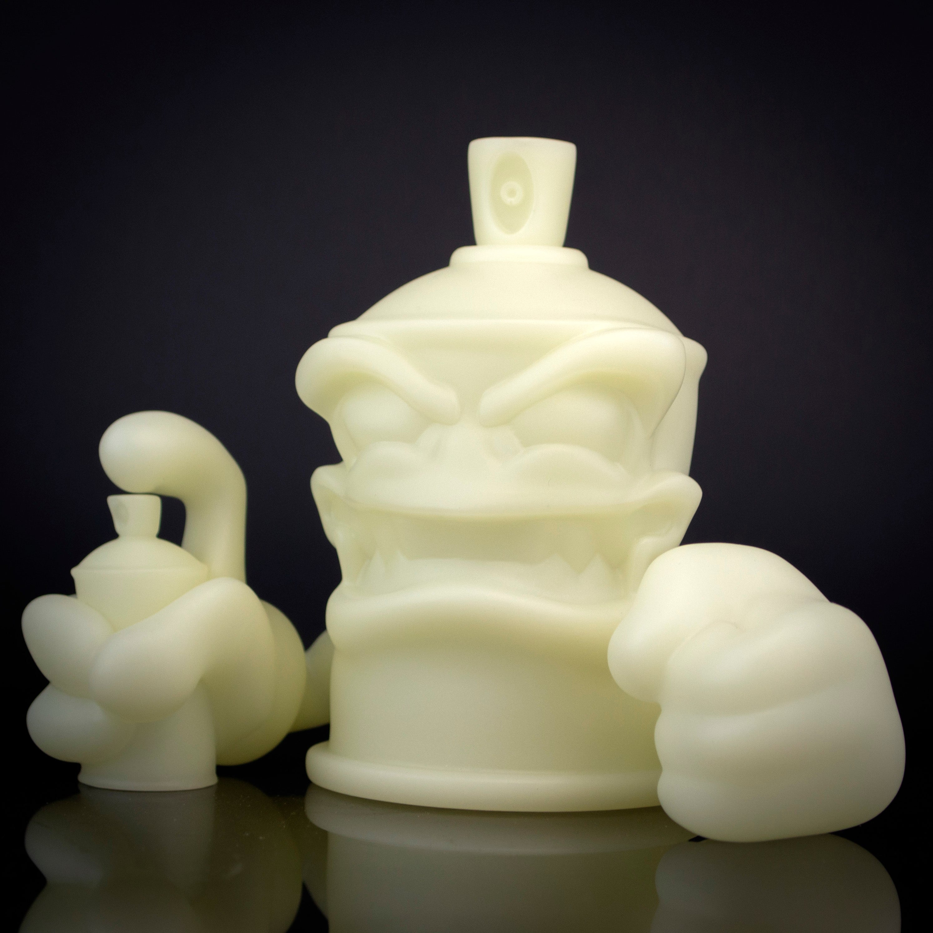 "KRUSH THE KAN" 5 inch DIY GLOW IN THE DARK VINYL FIGURE