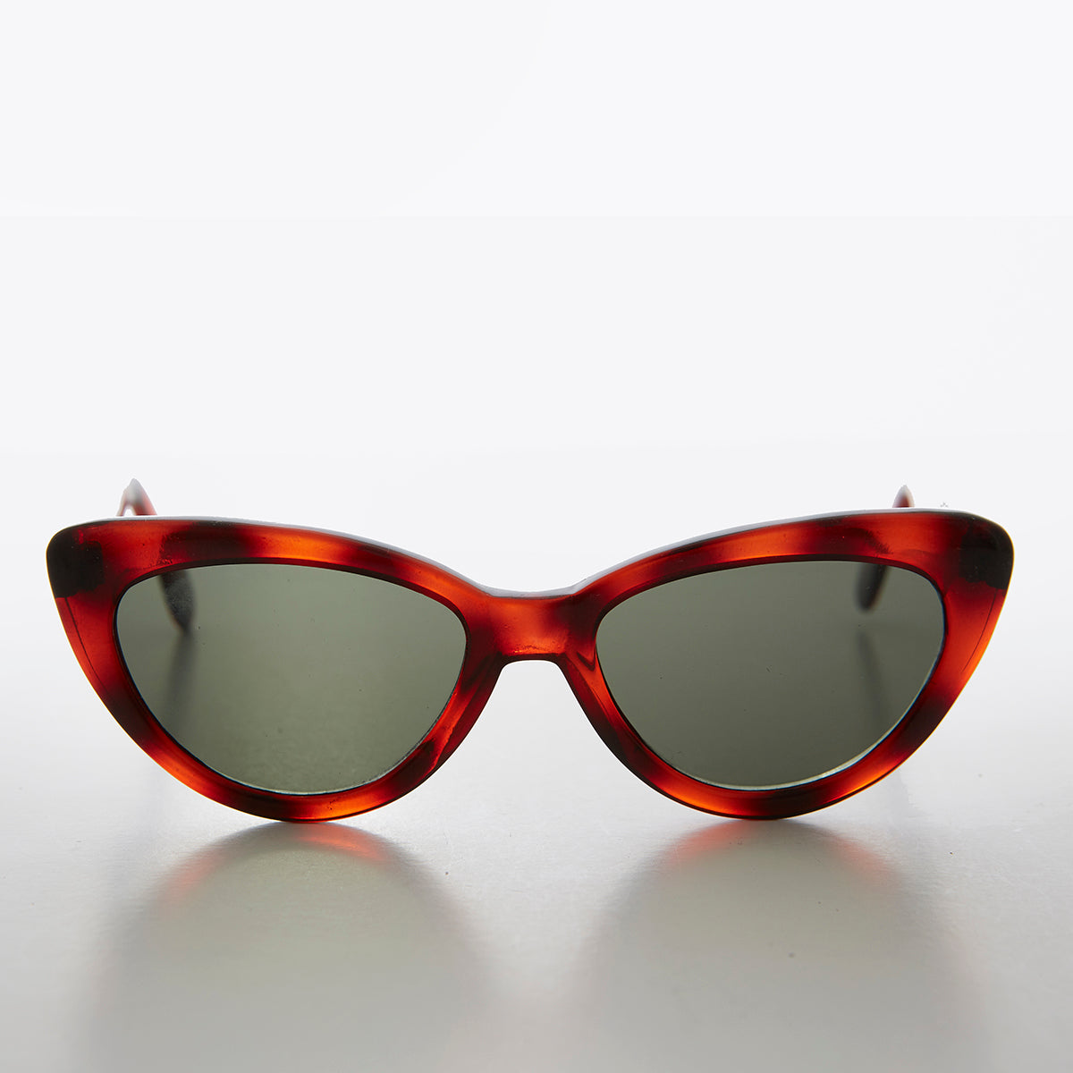 Hi Tip Tortoise Cat Eye Vintage Sunglass - Liza