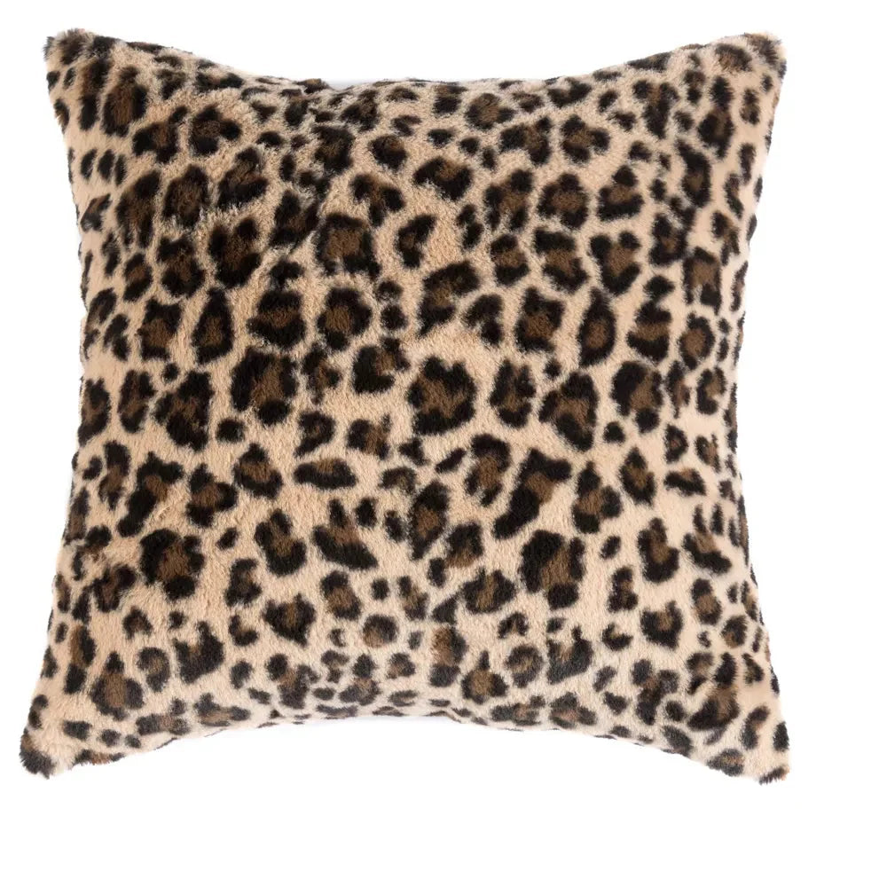 Leopard Print Jill Throw Pillow | Square Pillow