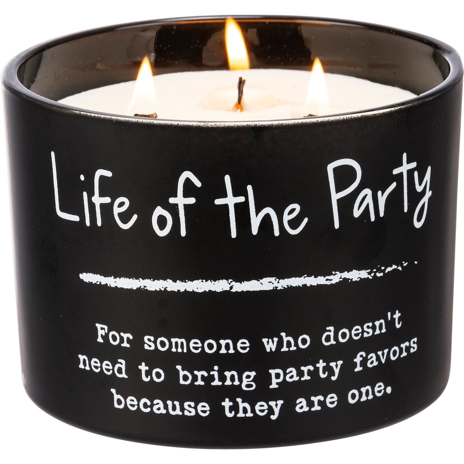 Life Of The Party Jar Candle | Sea Salt And Sage Scent Soy-Based Wax Candle | 14oz