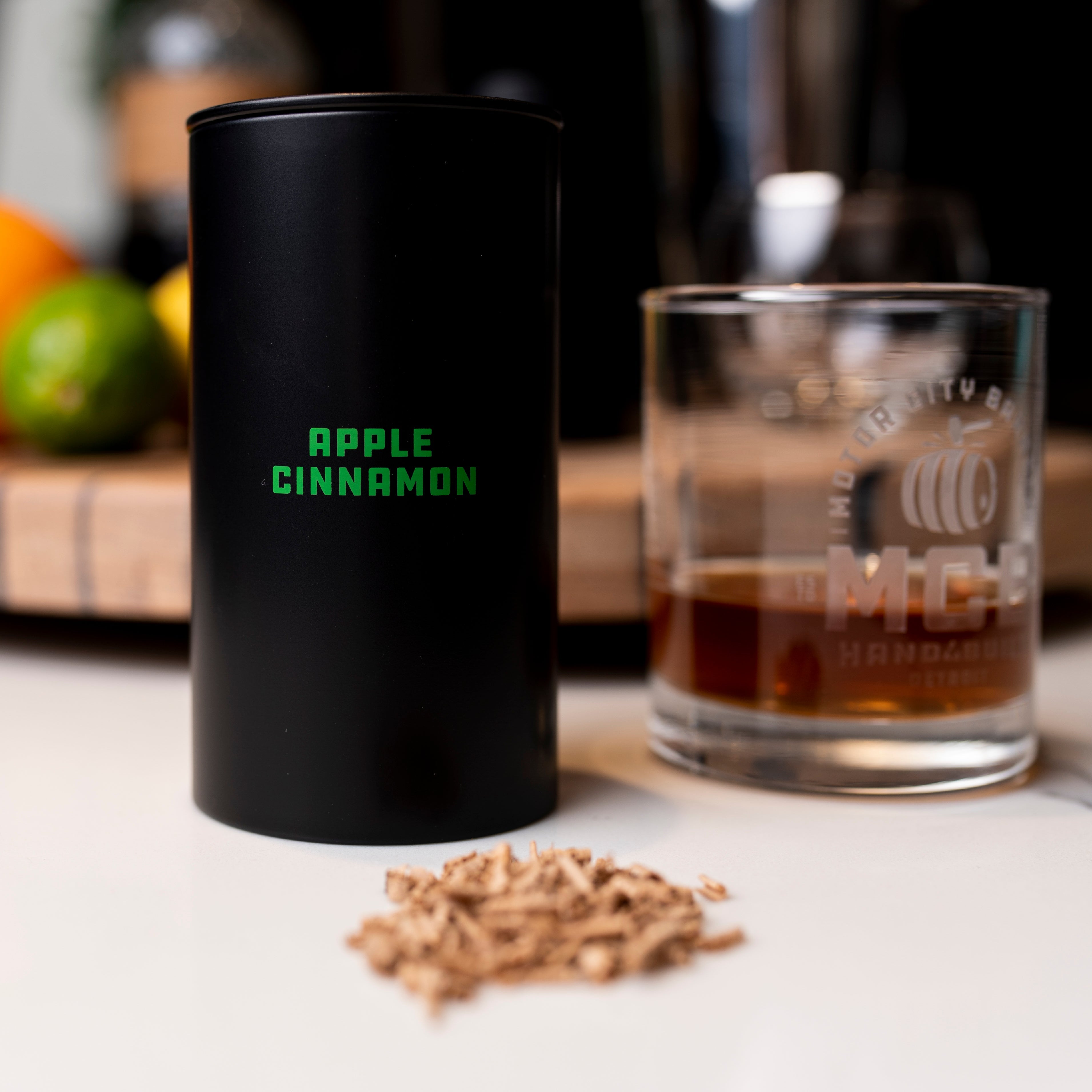 Apple Cinnamon Flavor Smoked Cocktail Wood Chips - Large