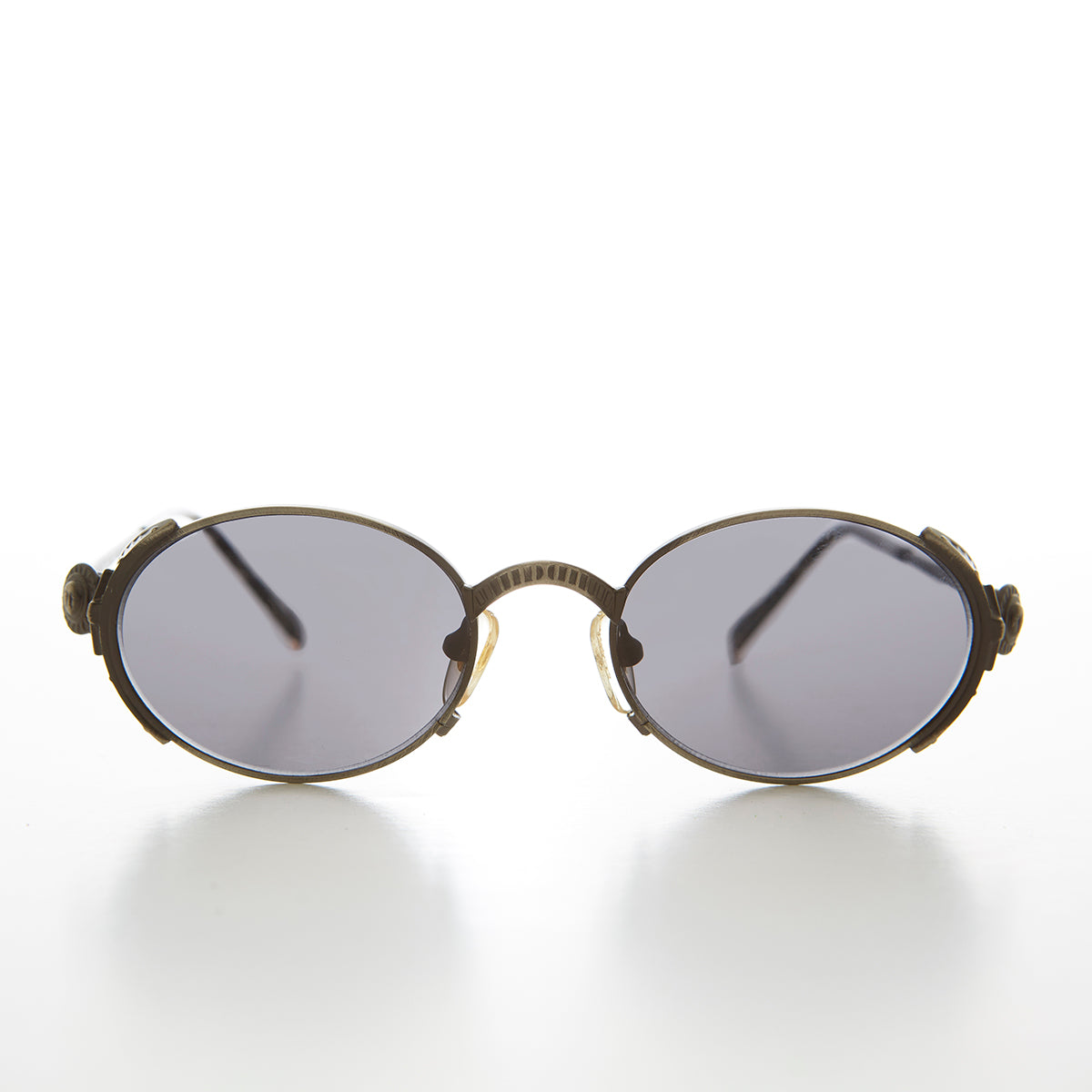 90s Intricate Metal Oval Sunglass - Medici