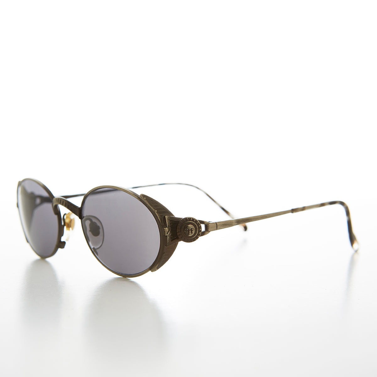 90s Intricate Metal Oval Sunglass - Medici