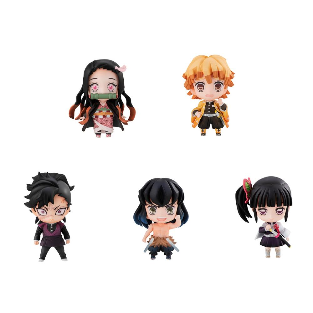 Megahouse: Demon Slayer: Kimetsu no Yaiba - Tanjiro & Friends Mascot Box of 5 Figures