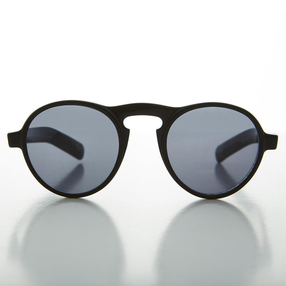 Round Retro Edwardian Biker Vintage Sunglass - Miami