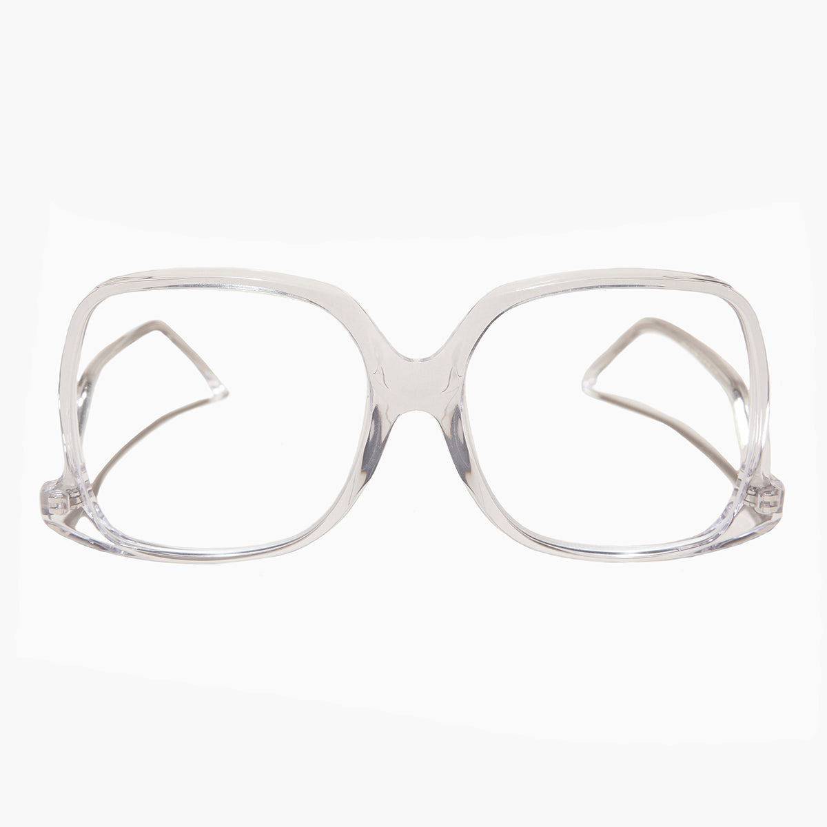 Clear Oversized Reader or Bifocal Glasses - Mia