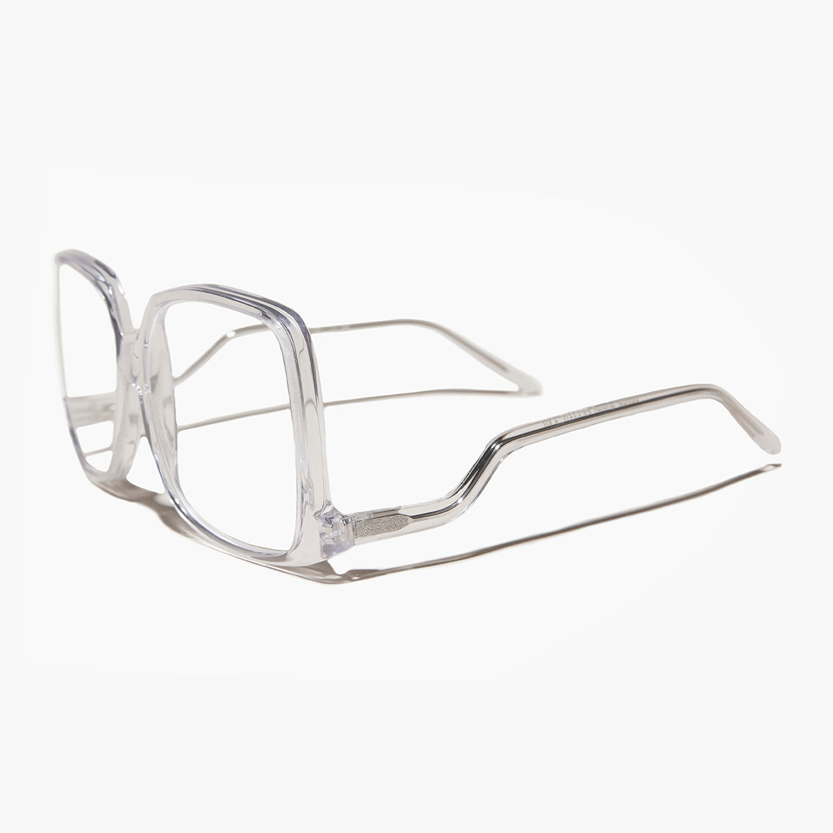 Clear Oversized Reader or Bifocal Glasses - Mia