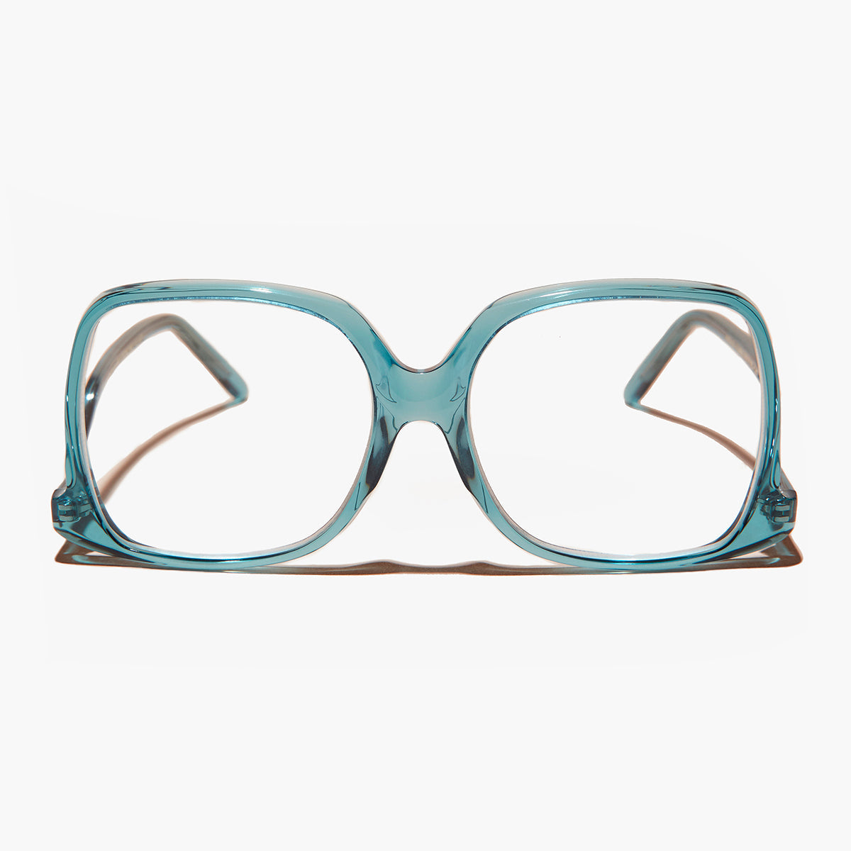 Blue Oversized Reader or Bifocal Glasses - Mia