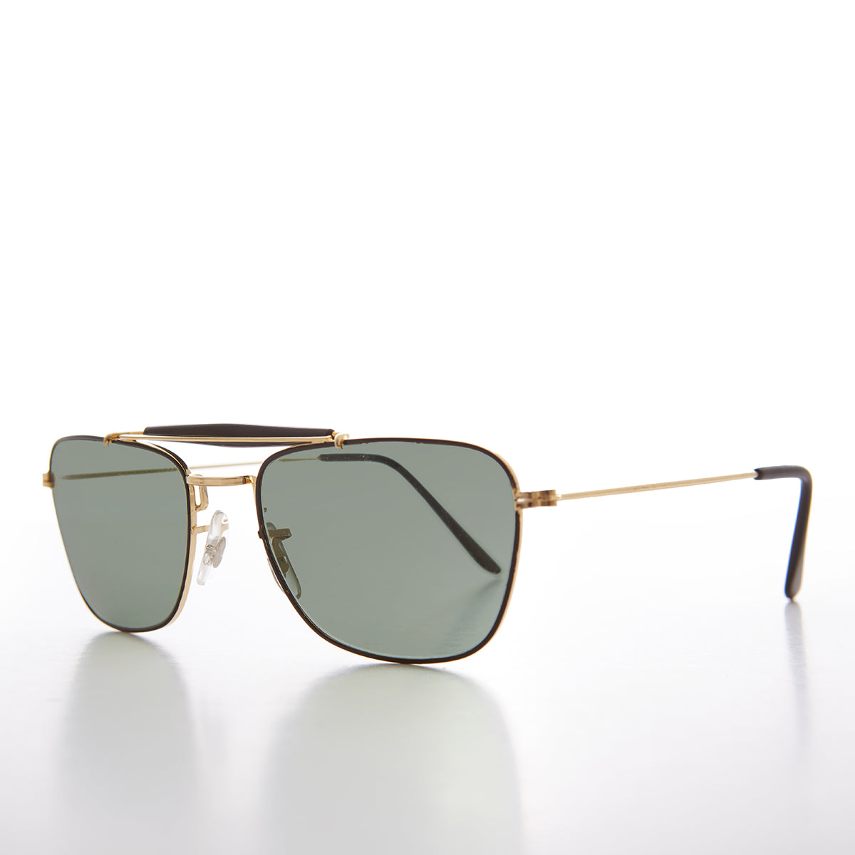 Small Metal Vintage Pilot Sunglasses - Milan