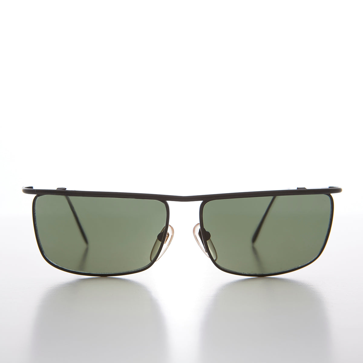 Minimalistic Rectangle Vintage 90s Sunglasses - Moto