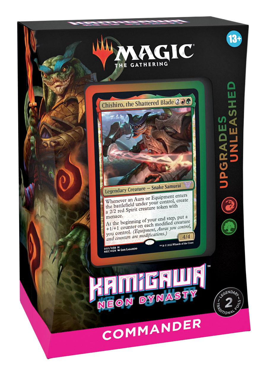 Magic: the Gathering - Kamigawa: Neon Dynasty Commander Deck - Upgraded Unleashed