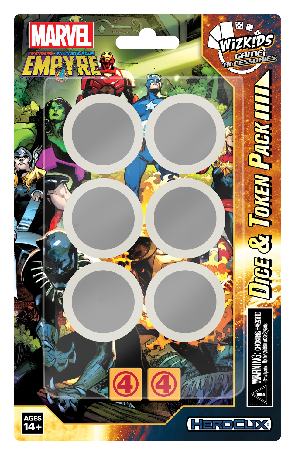 HeroClix: Avengers/Fantastic Four - Empyre - Dice and Token Pack