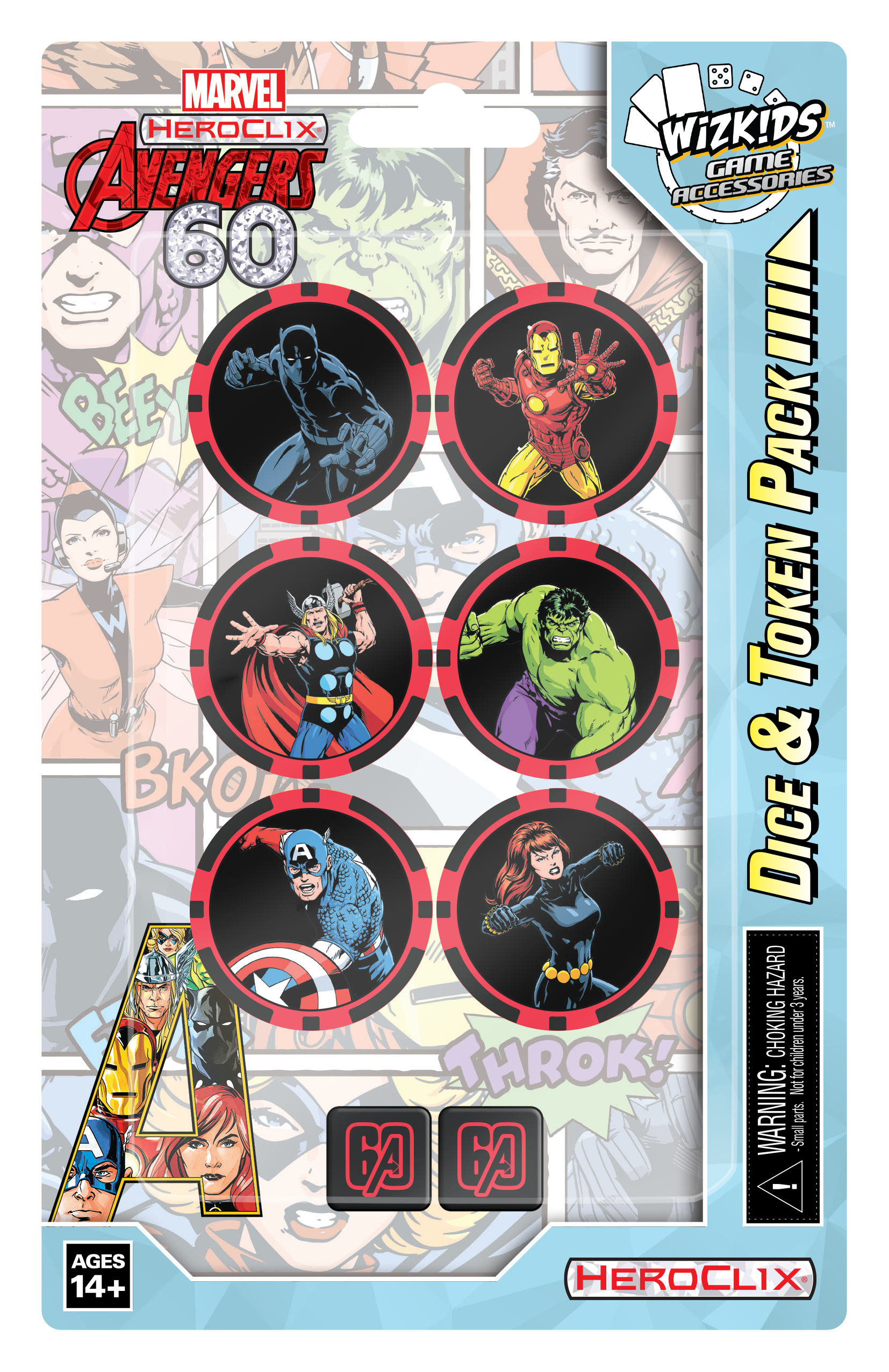 HeroClix: Avengers 60th Anniversary Dice and Token Pack