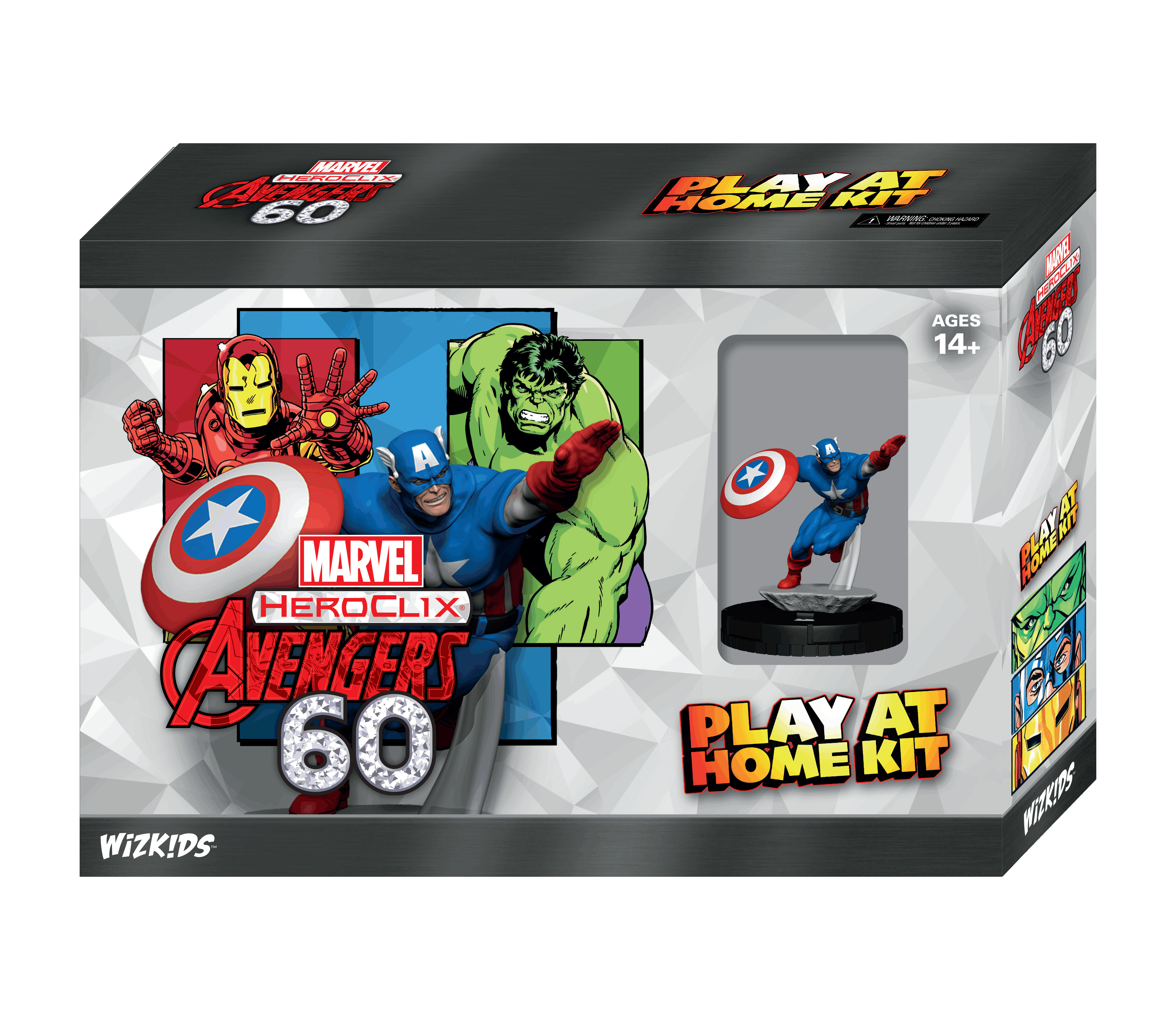 HeroClix: Avengers 60th Anniversary Play at Home Kit - Captain America