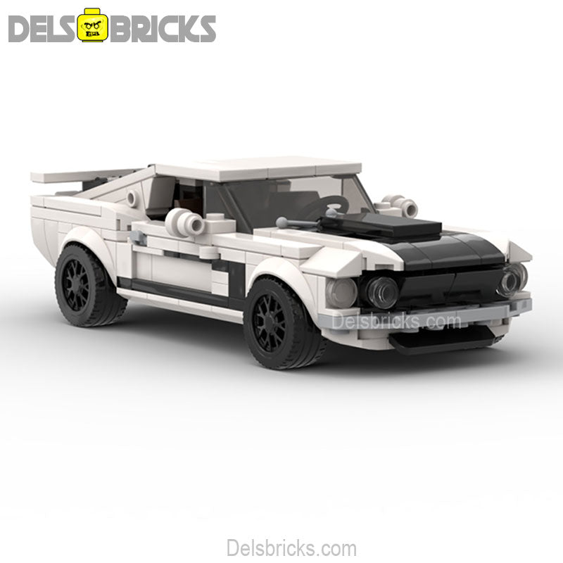 Mustang Boss 302 Classic Muscle Car Lego Minifigures Custom Building Block Toys