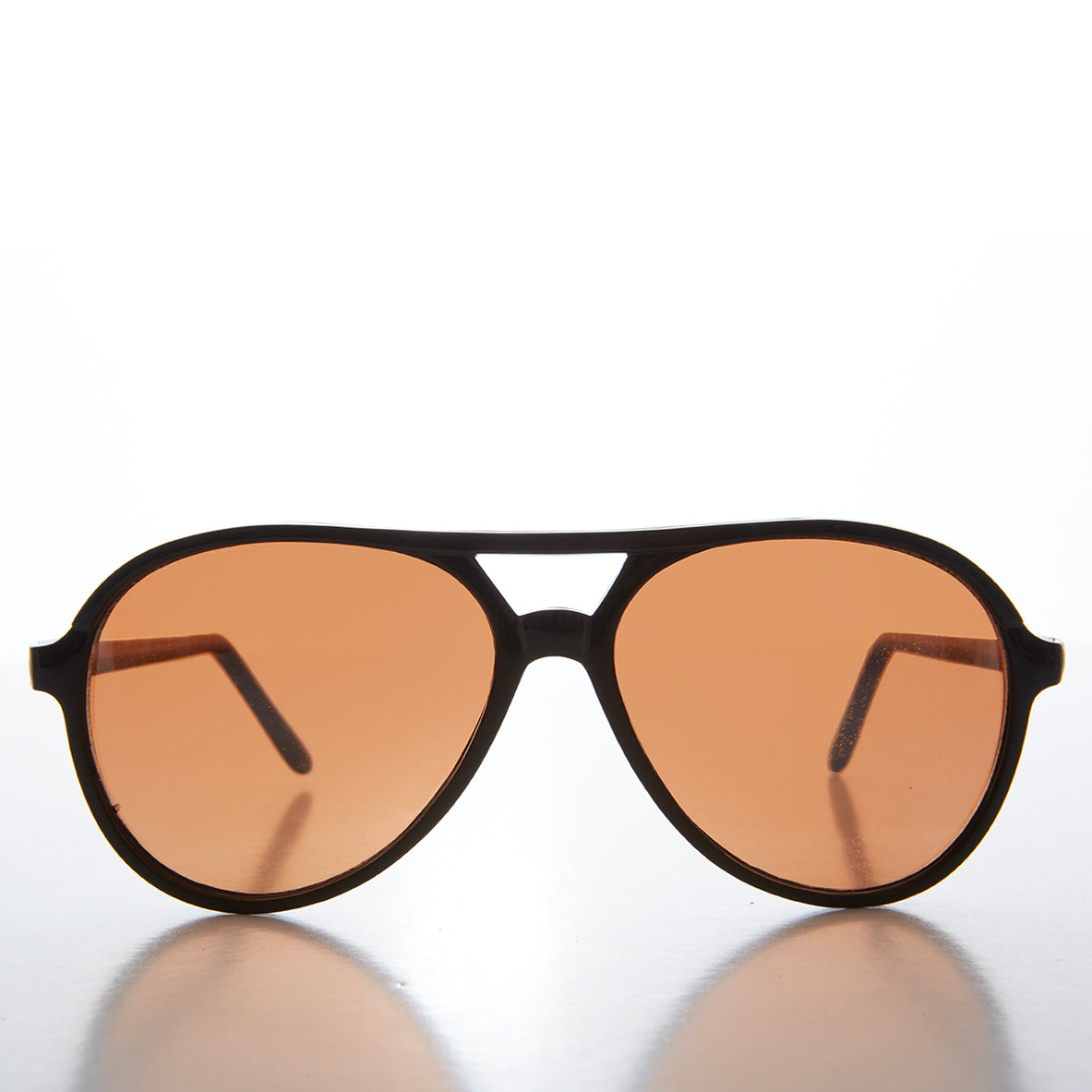 Classic Pilot Sunglass with Copper Lens - Nicola