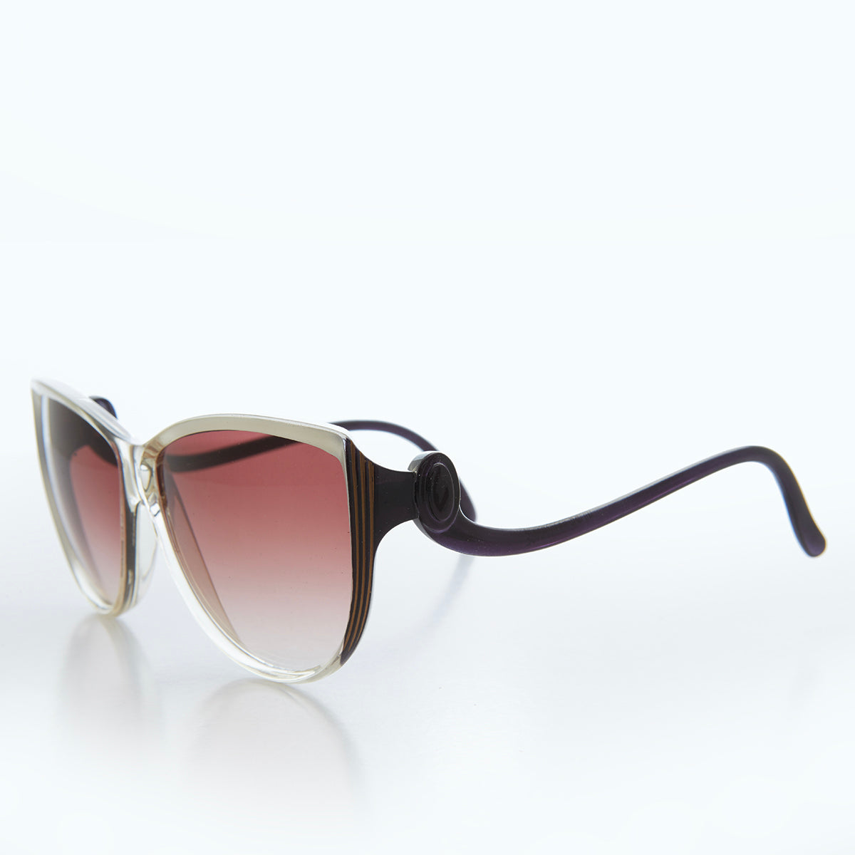 Glamorous Cat Eye Vintage Sunglasses - Nina