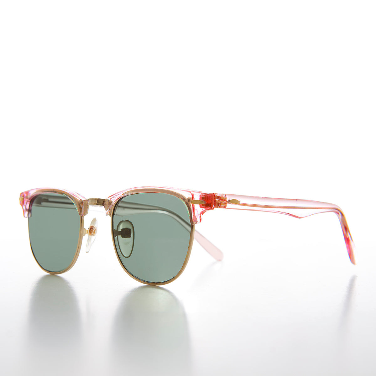 Classic Half Frame Vintage Sunglasses - Nowels