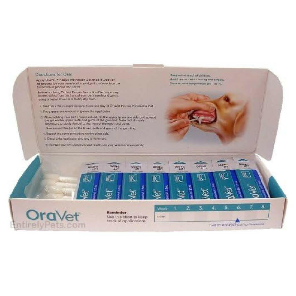 OraVet Plaque Prevention Gel 8 Week Home Care Kit For Dogs