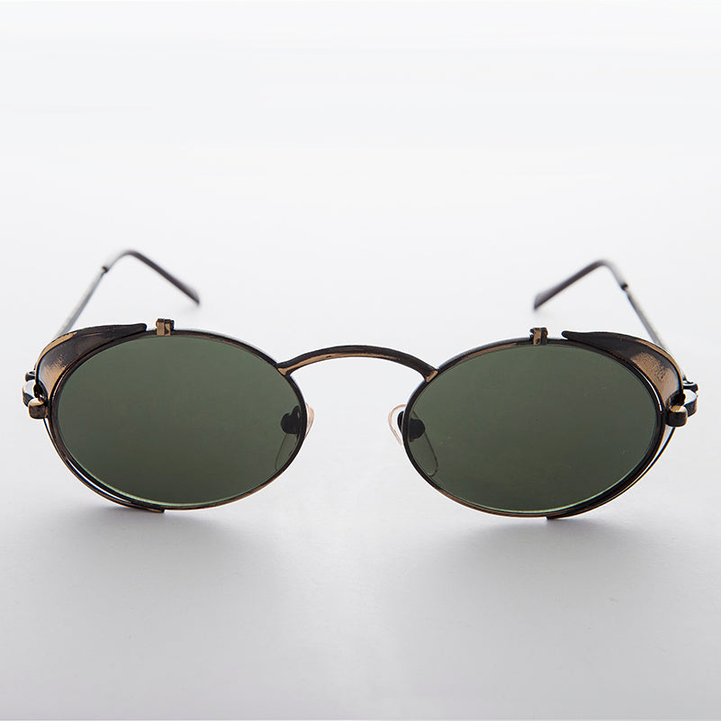 Steampunk Goggle Sunglass with Side Shields Vintage - Orson