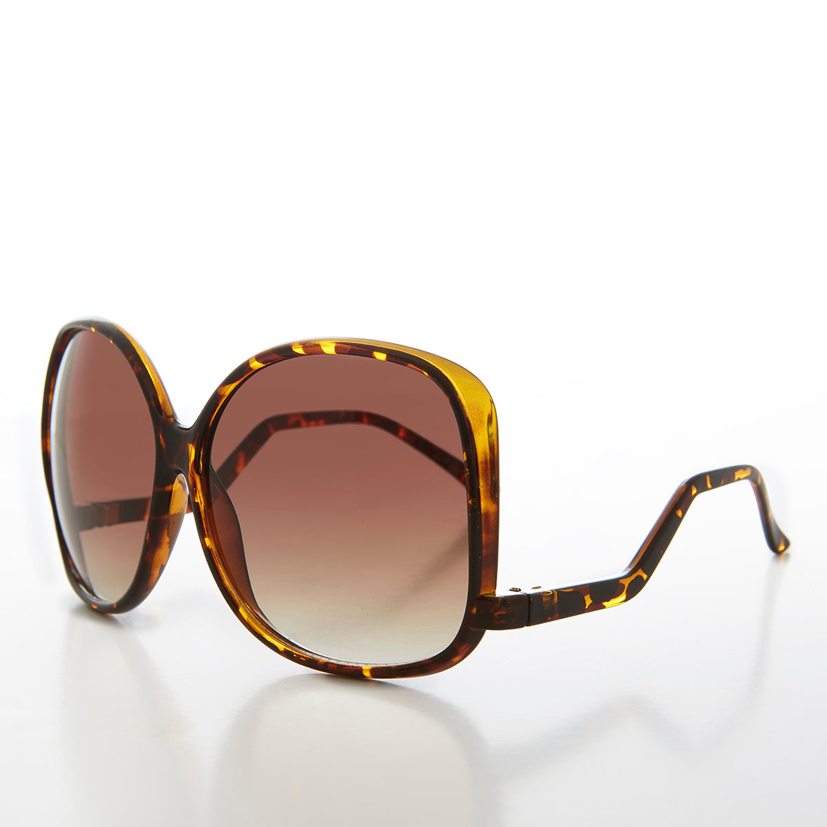 Oversized Women's Drop Temple Sunglass - Paulina