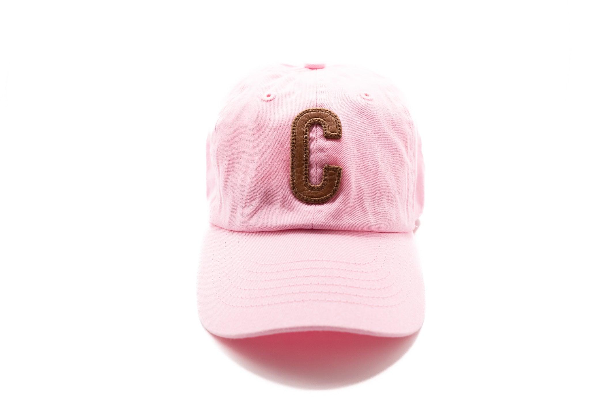 Light Pink Hat + Textured Letter