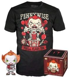 Pennywise (with Balloon) (Metallic) and Pennywise Tee