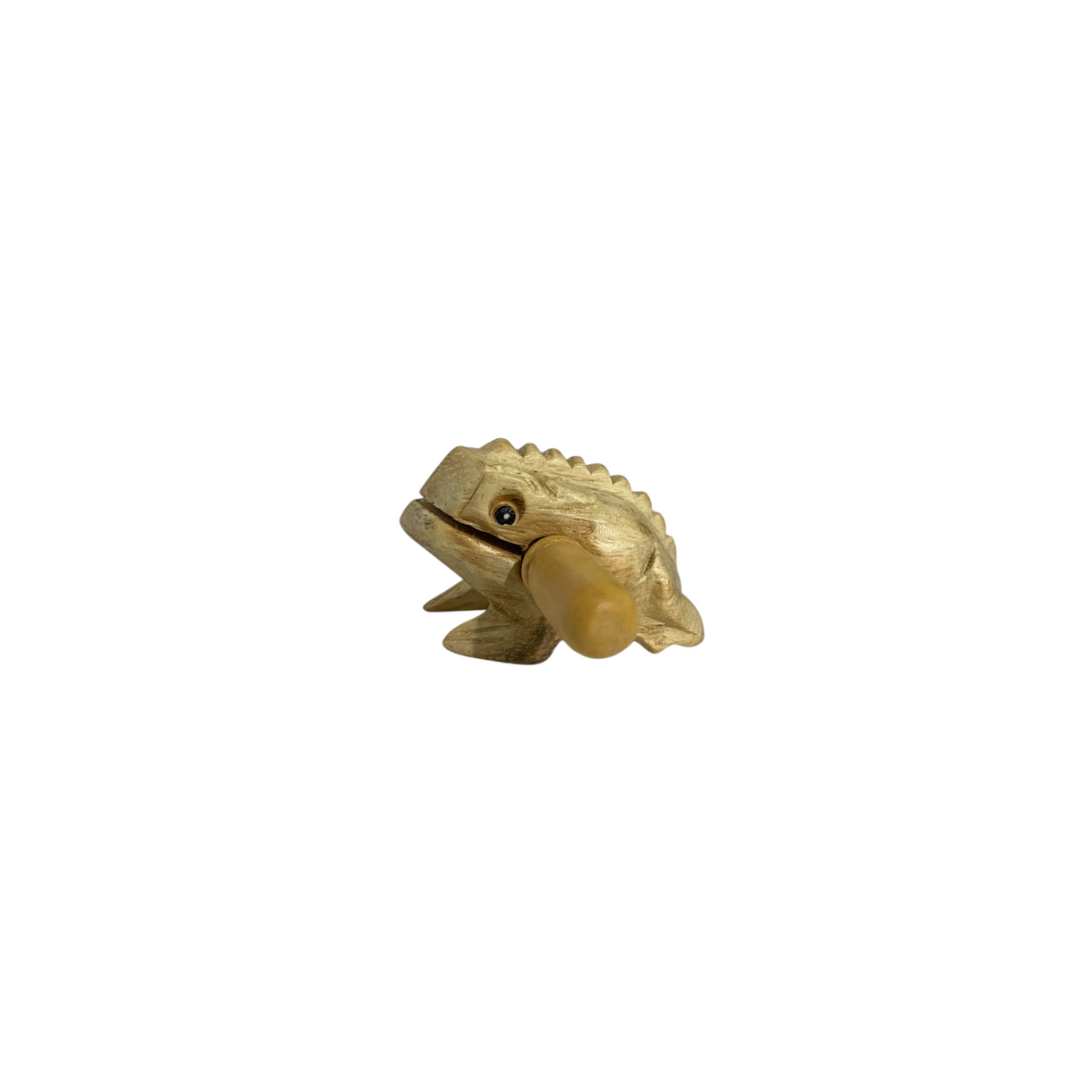1.5" Wooden Musical Frog - Natural (Percussion Instrument)