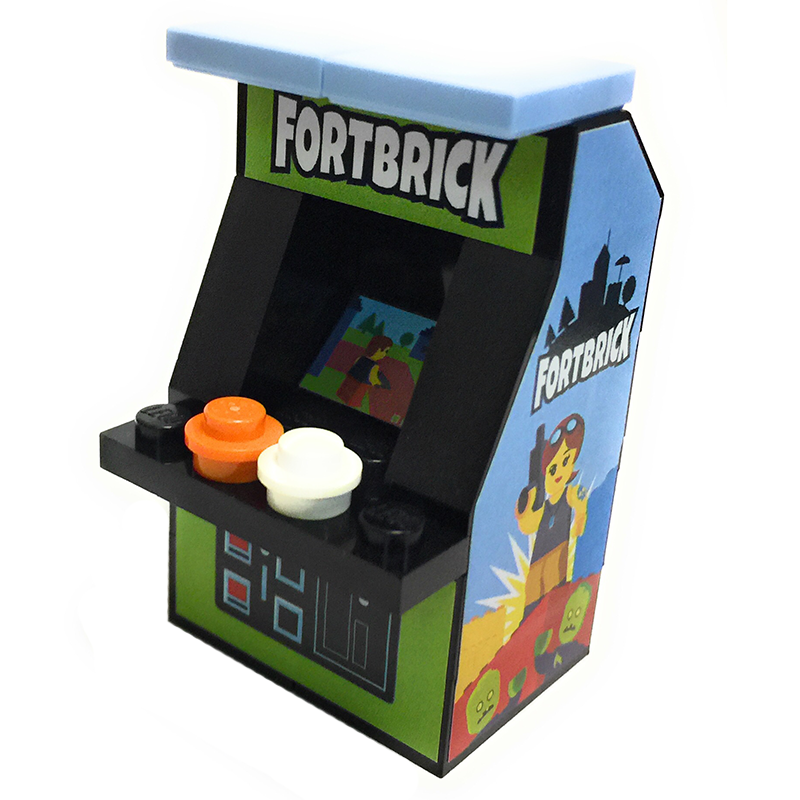 B3 Customs® Fortbrick Arcade Machine Building Set